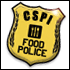 CSPI Food Police badge cartoon